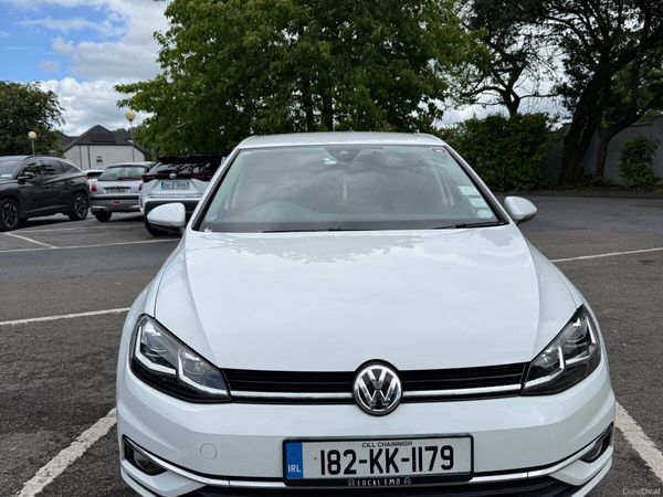 Volkswagen Golf Hatchback, Petrol, 2018, White