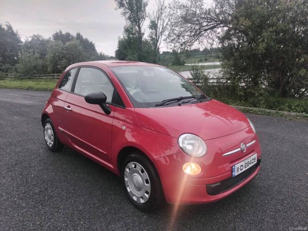 Fiat 500 Hatchback, Petrol, 2011, Red