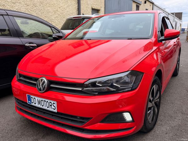 Volkswagen Polo Hatchback, Petrol, 2018, Red