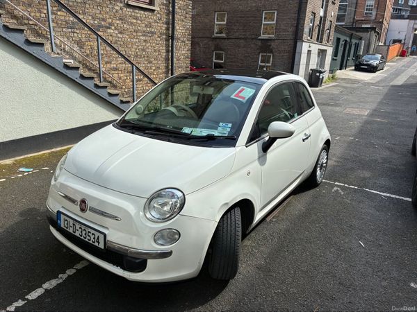 Fiat 500 Hatchback, Petrol, 2013, White