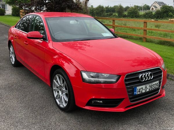 Audi A4 Saloon, Diesel, 2014, Red