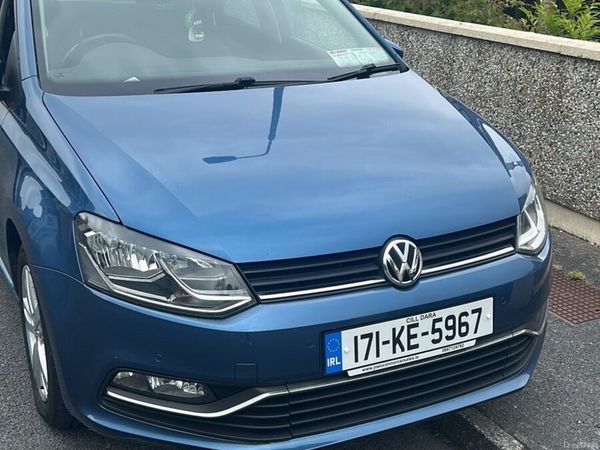 Volkswagen Polo Hatchback, Petrol, 2017, Blue