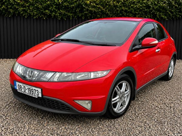 Honda Civic Hatchback, Petrol, 2008, Red