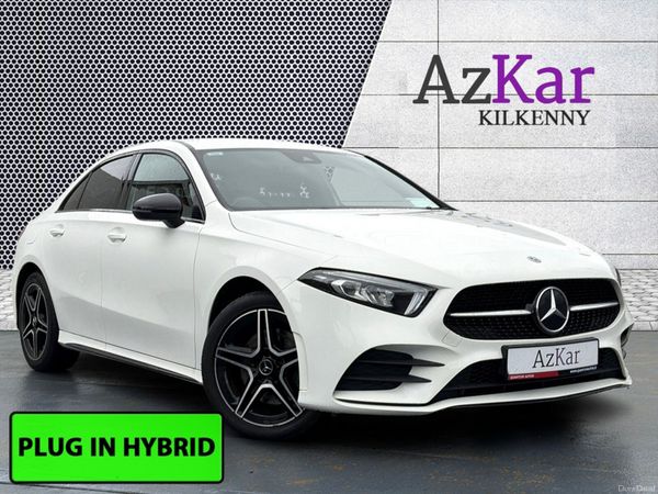 Mercedes-Benz A-Class Saloon, Petrol Plug-in Hybrid, 2022, White