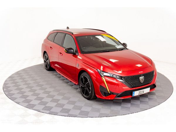 Peugeot 308 Estate, Electric, 2024, Red