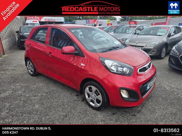 Kia Picanto Hatchback, Petrol, 2014, Red