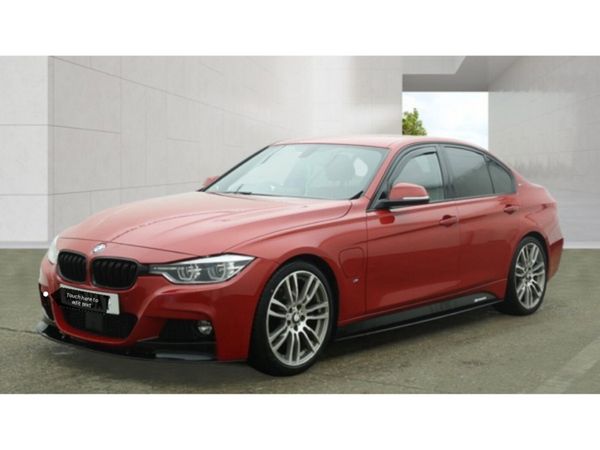 BMW 3-Series Saloon, Petrol Hybrid, 2017, Red