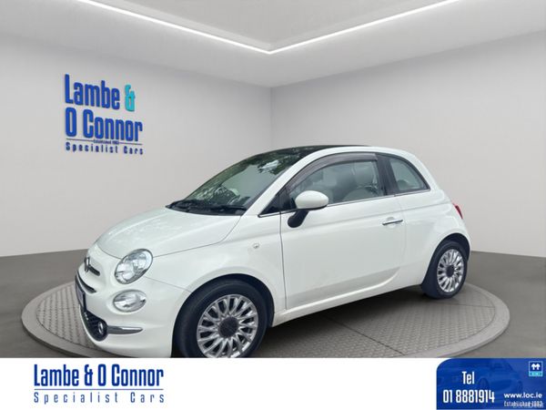 Fiat 500 Hatchback, Petrol, 2017, White