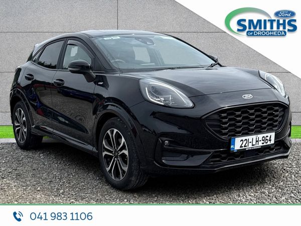 Ford Puma MPV, Petrol Hybrid, 2022, Black