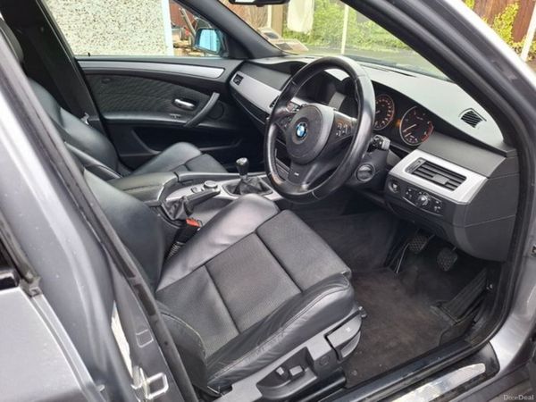 BMW 5-Series Saloon, Diesel, 2008, Grey