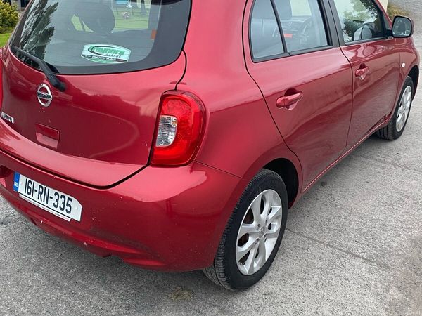 Nissan Micra Hatchback, Petrol, 2016, Red