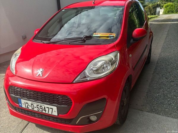 Peugeot 107 Hatchback, Petrol, 2012, Red