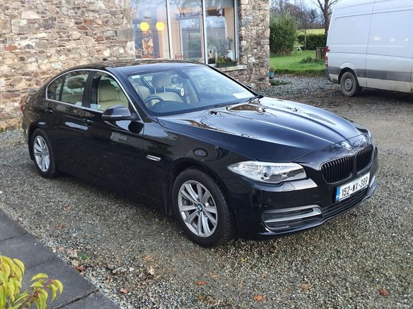 BMW 5-Series Saloon, Diesel, 2015, Black