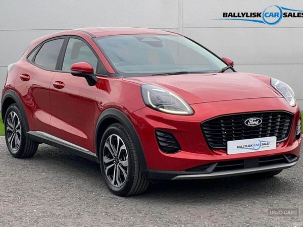 Ford Puma SUV, Petrol Hybrid, 2025, Red