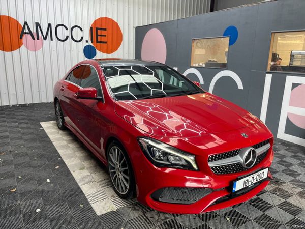 Mercedes-Benz CLA Saloon, Petrol, 2018, Red