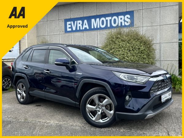 Toyota RAV4 SUV, Petrol Hybrid, 2020, Blue
