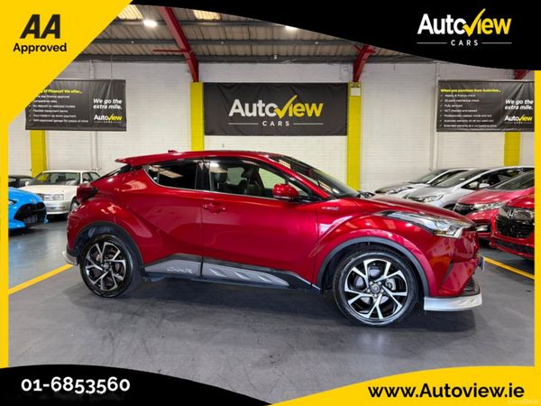 Toyota C-HR SUV, Petrol Hybrid, 2019, Red