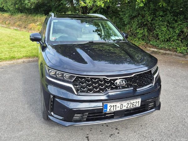 Kia Sorento SUV, Petrol Plug-in Hybrid, 2021, Blue