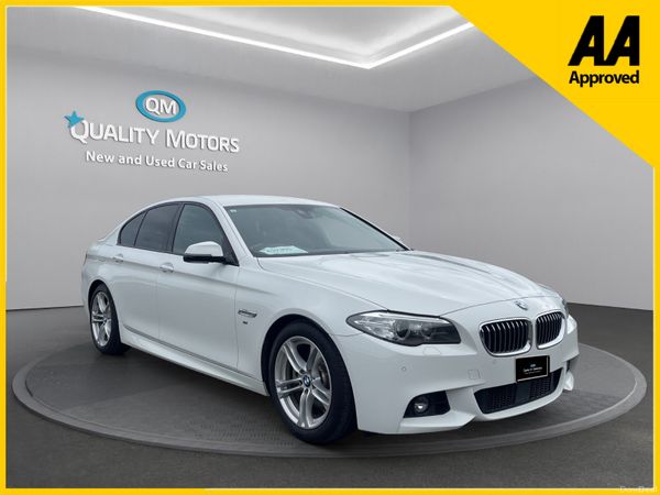 BMW 5-Series Saloon, Diesel, 2016, White