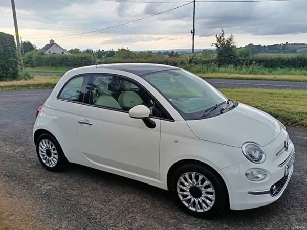Fiat 500 Hatchback, Petrol, 2015, White