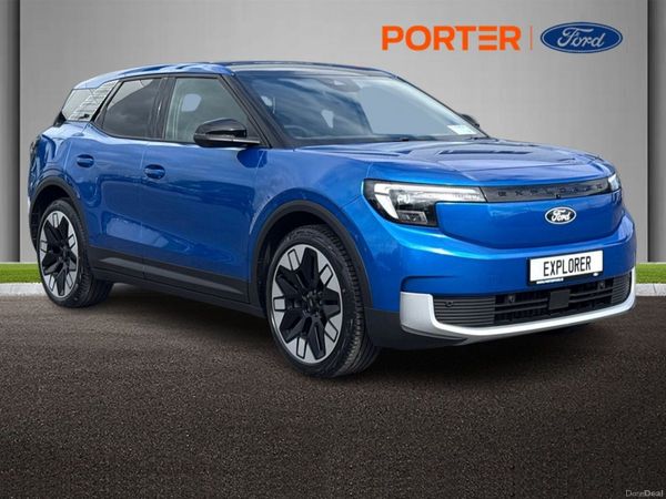 Ford Explorer SUV, Electric, 2026, Blue