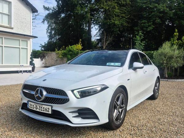 Mercedes-Benz A-Class Saloon, Petrol Plug-in Hybrid, 2021, White