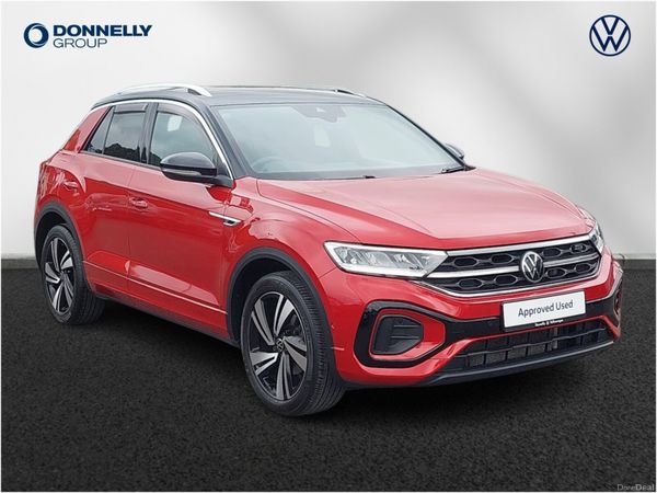 Volkswagen T-Roc Hatchback, Petrol, 2022, Red