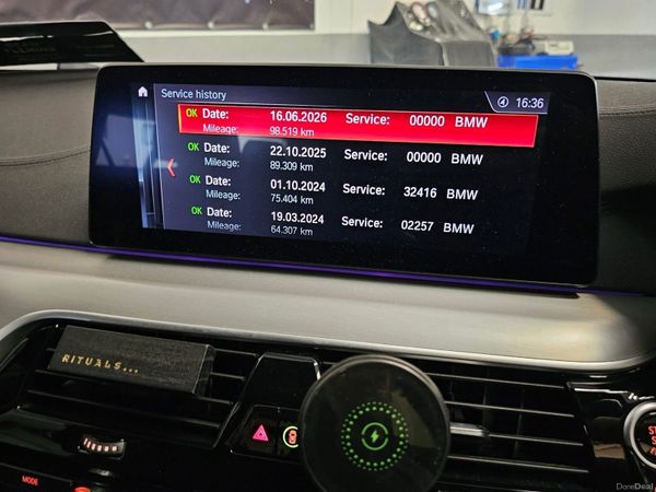 BMW 5-Series Saloon, Diesel, 2019, Blue
