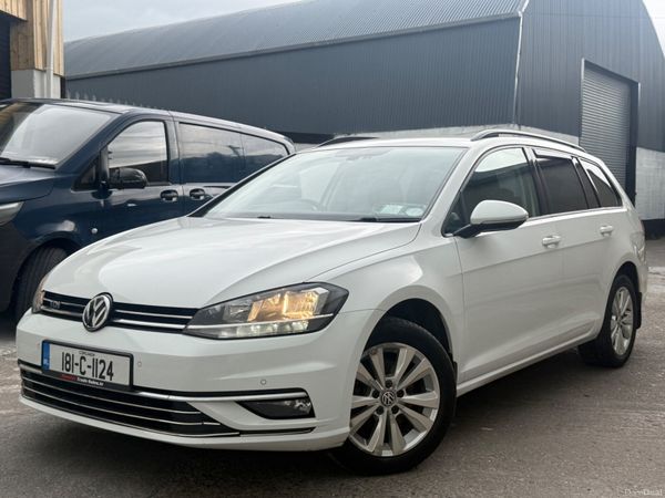 Volkswagen Golf Estate, Diesel, 2018, White