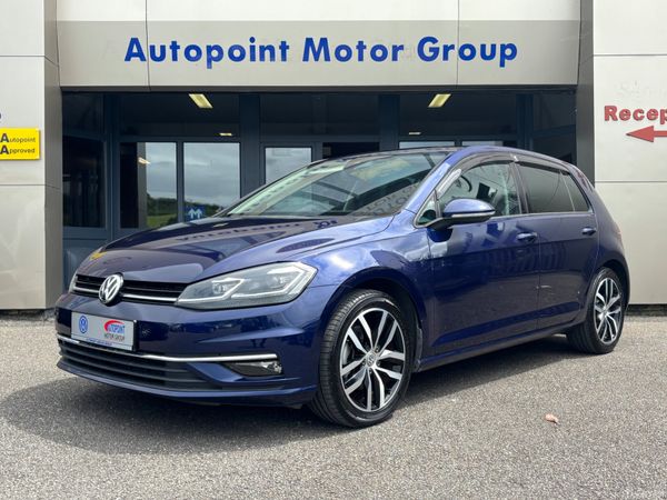 Volkswagen Golf Hatchback, Petrol, 2018, Blue