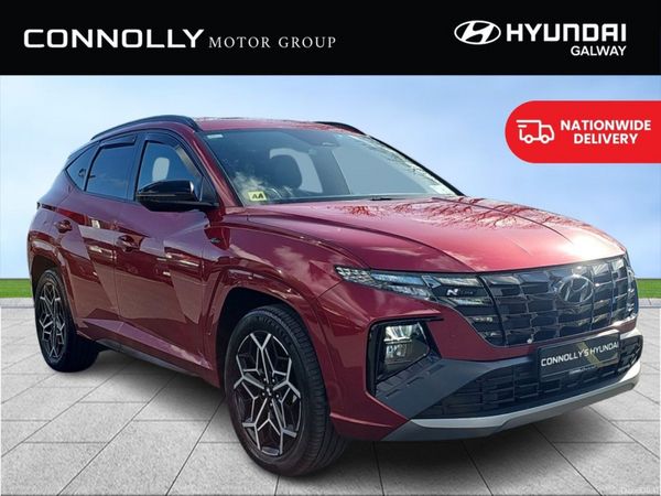 Hyundai Tucson SUV, Petrol Plug-in Hybrid, 2023, Red