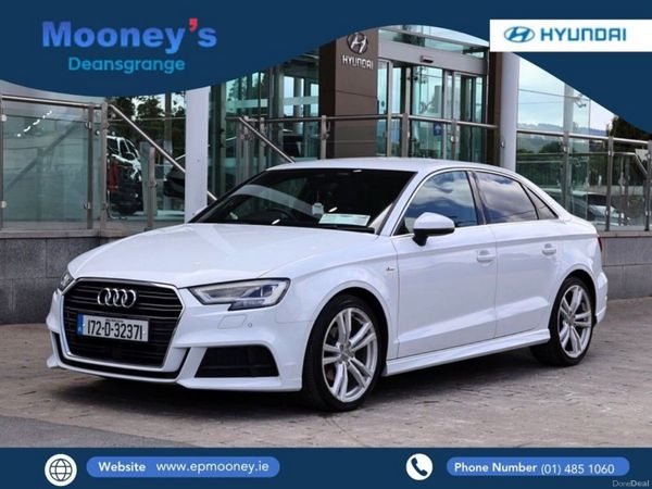 Audi A3 Saloon, Petrol, 2017, White