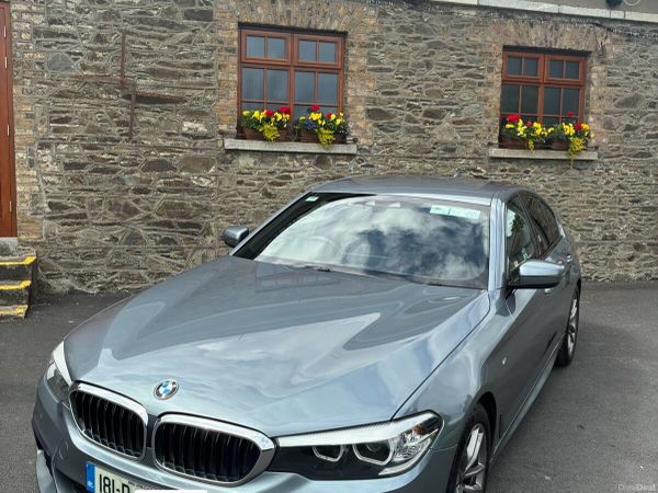 BMW 5-Series Saloon, Diesel, 2018, Blue