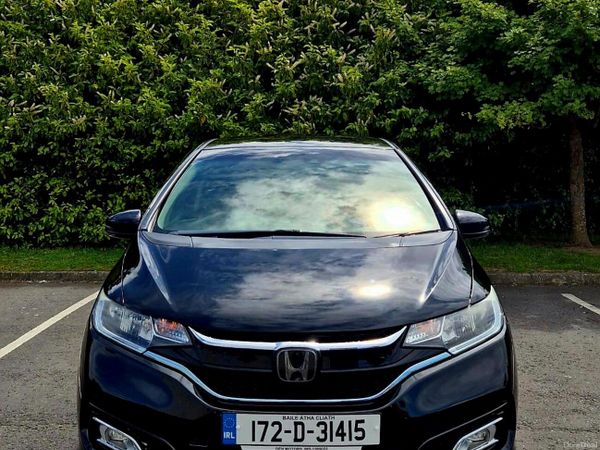Honda Fit Hatchback, Petrol Hybrid, 2017, Black
