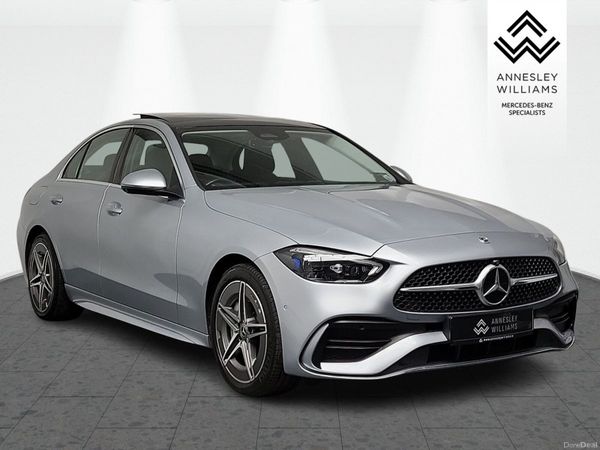 Mercedes-Benz C-Class Saloon, Petrol Plug-in Hybrid, 2023, Silver