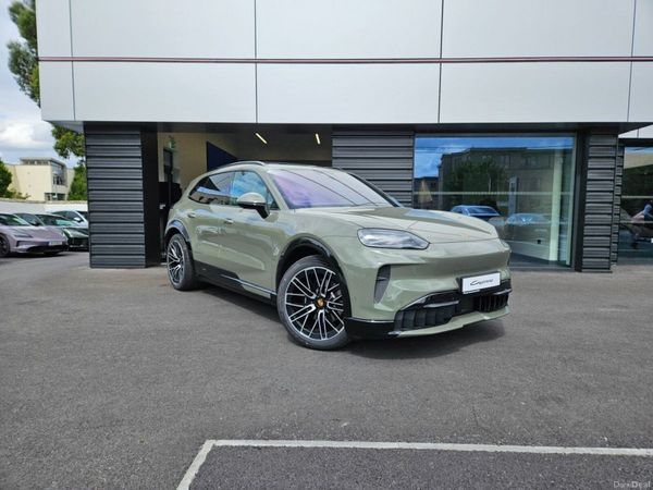 Porsche Cayenne SUV, Electric, 2026, Green