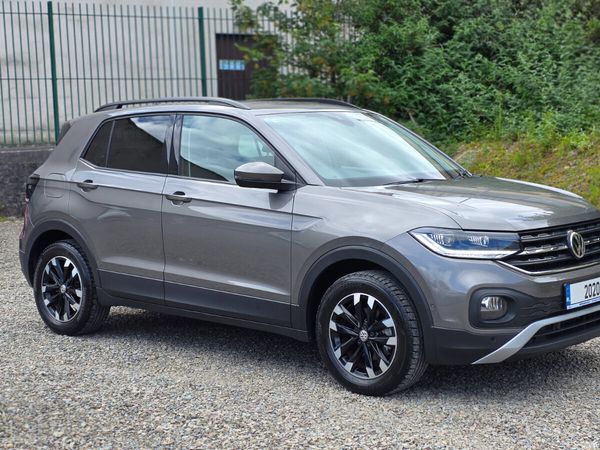 Volkswagen T-Cross Hatchback, Petrol, 2020, Grey