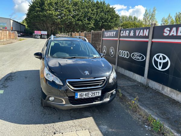 Peugeot 2008 Estate, Petrol, 2016, Black