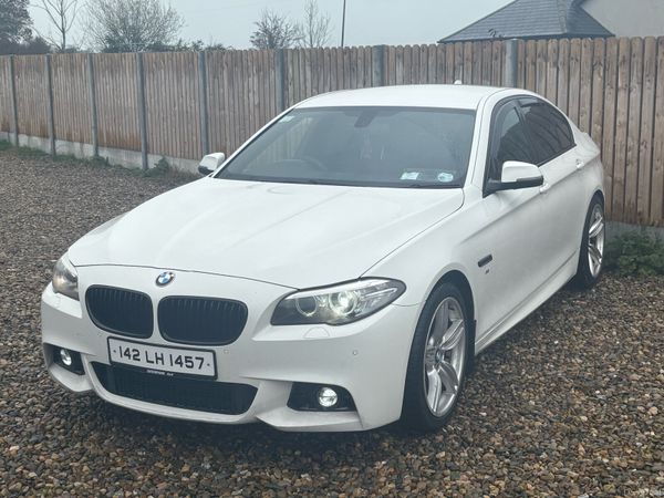 BMW 5-Series Saloon, Diesel, 2014, White
