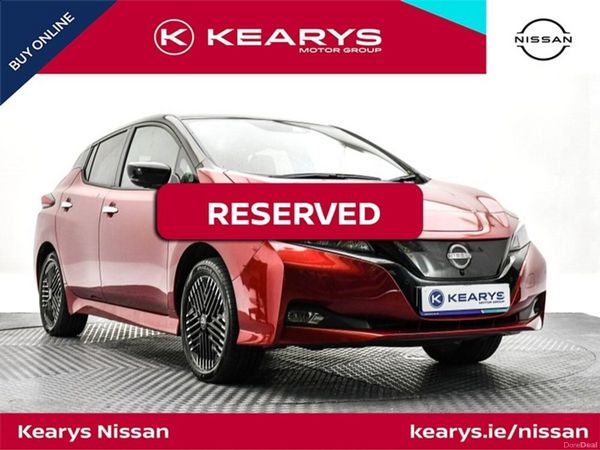 Nissan Leaf Hatchback, Electric, 2023, Red