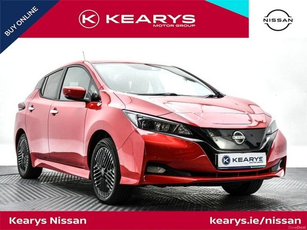 Nissan Leaf Hatchback, Electric, 2023, Red