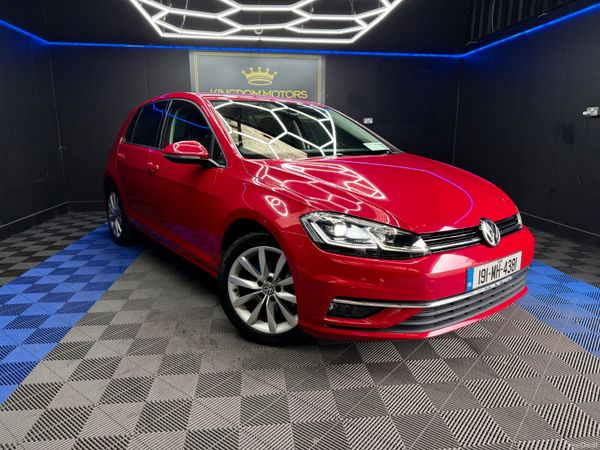 Volkswagen Golf Hatchback, Petrol, 2019, Red