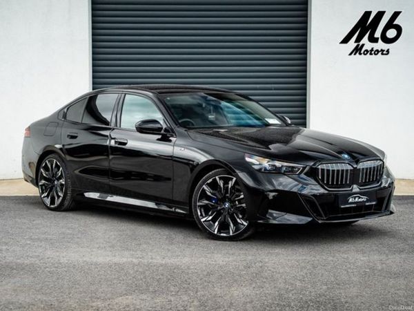 BMW 5-Series Saloon, Petrol Plug-in Hybrid, 2025, Black