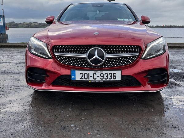 Mercedes-Benz C-Class Saloon, Diesel Plug-in Hybrid, 2020, Red