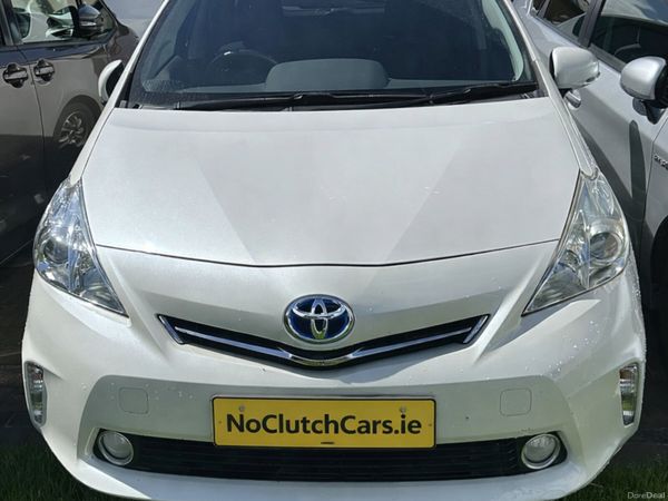 Toyota Prius MPV, Petrol Hybrid, 2013, White