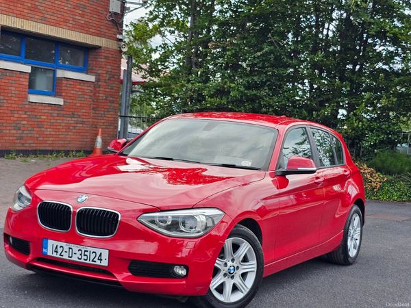 BMW 1-Series Hatchback, Petrol, 2014, Red