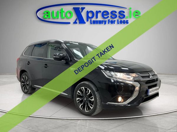 Mitsubishi Outlander SUV, Petrol Plug-in Hybrid, 2018, Black