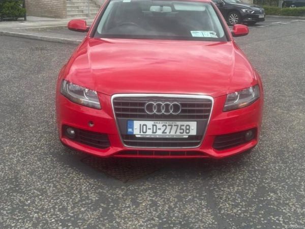 Audi A4 Saloon, Petrol, 2010, Red
