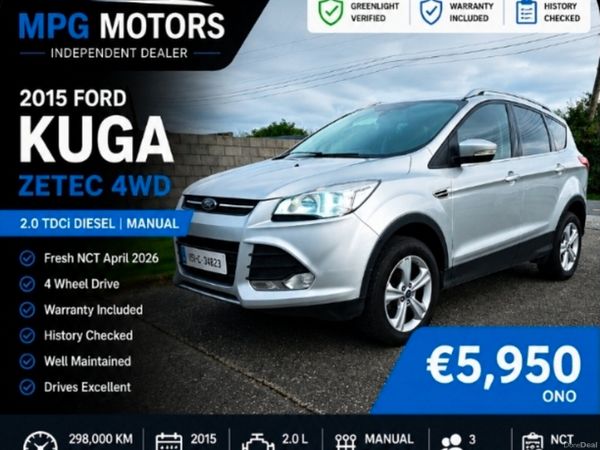 Ford Kuga SUV, Diesel, 2015, Silver