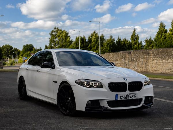 BMW 5-Series Saloon, Diesel, 2012, White